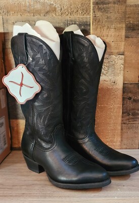 NEW Mens Twisted X Black Western Cowboy Boot Size 7 D Style  display picture 1