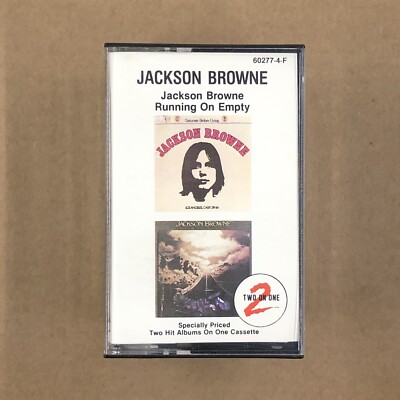 JACKSON BROWNE Cassette Tape 70s DEBUT / RUNNING ON EMPTY DOCTOR MY EYES 2 ON 1