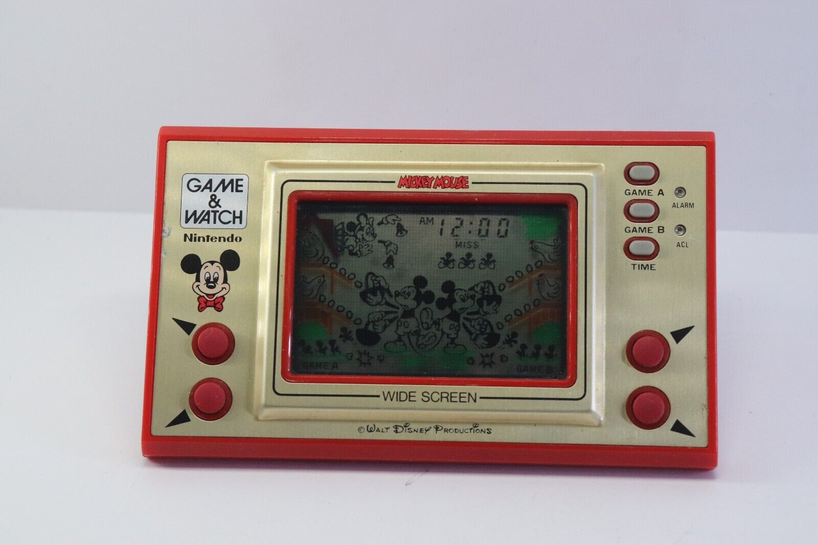 Nintendo Game & Watch WS Mickey Mouse MC-25 Made in Japan 1981 Great Condition