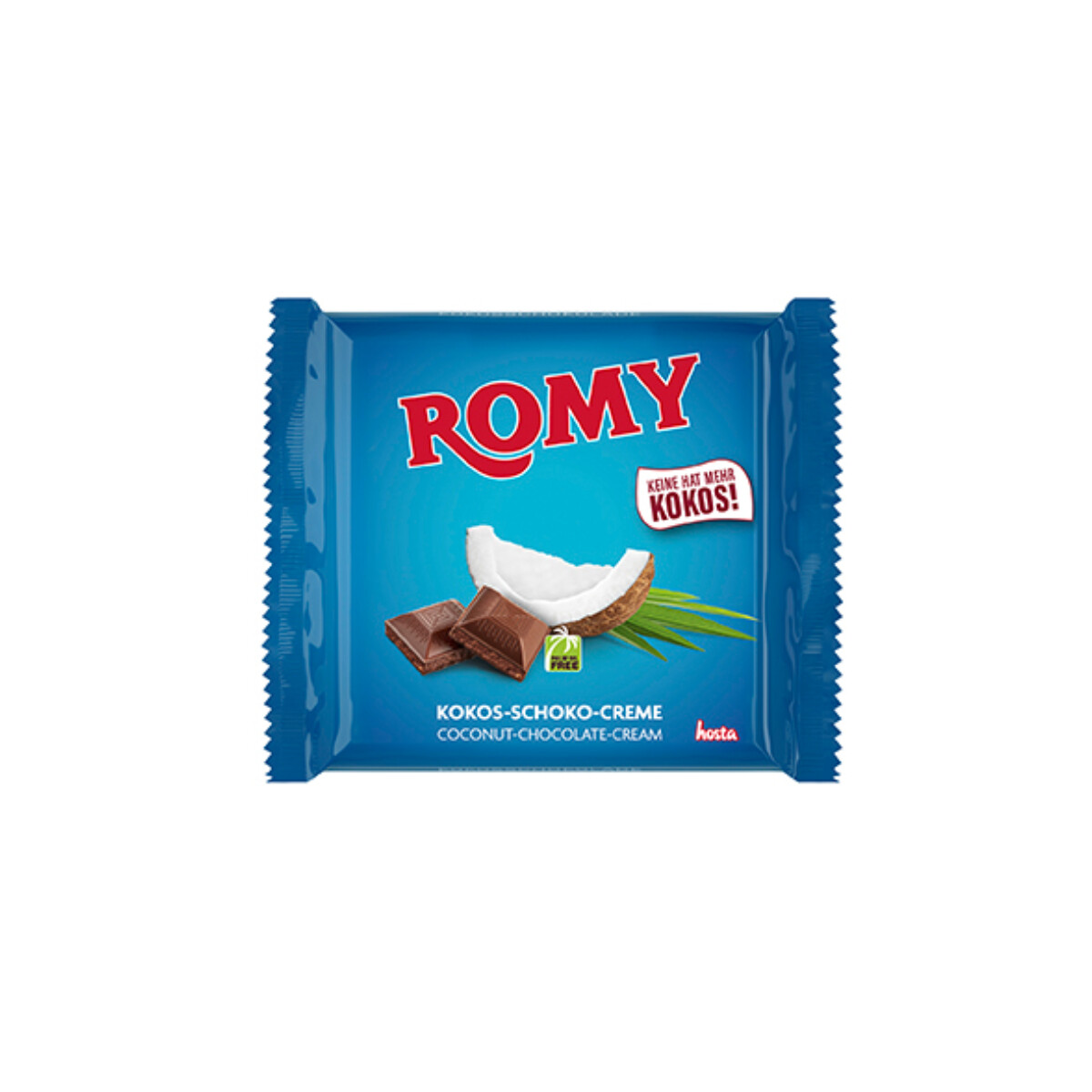 Romy Chocolate con Leche Relleno con Crema de Coco el Original 200g