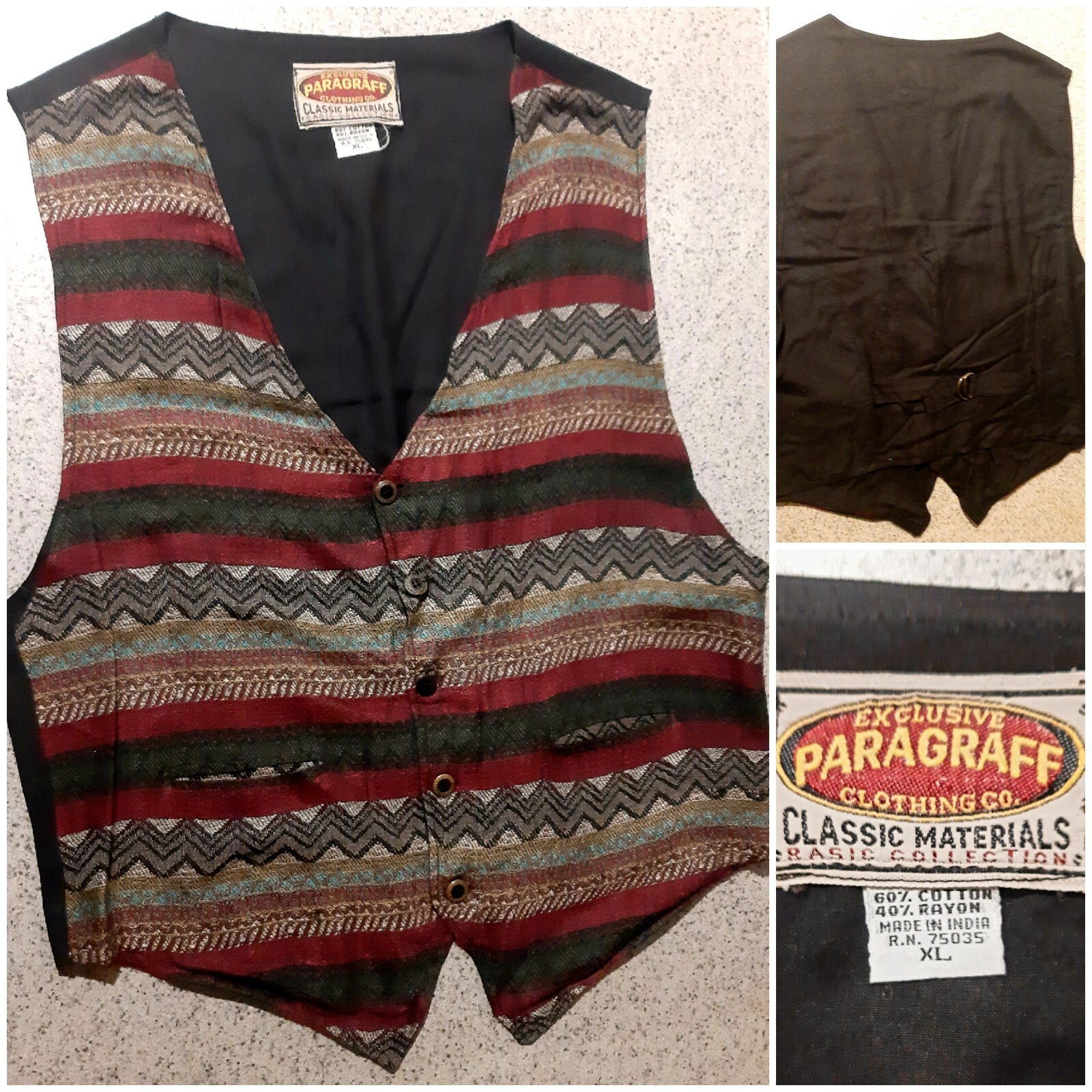 Paragraff Basic Collection Aztec Cotton & Rayon V… - image 1