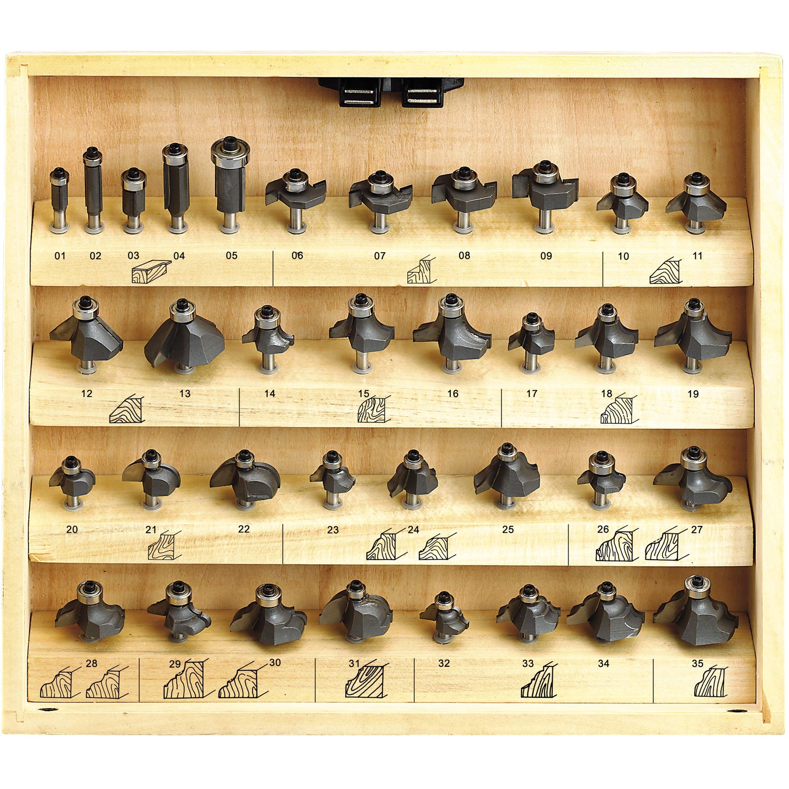SERIE 35 FRESE PER LEGNO FERVI
