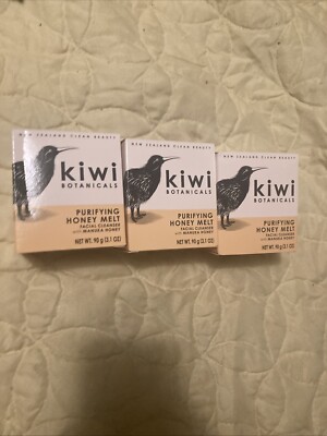 3x KIWI BOTANICALS Purifying MANUKA Honey Melt Facial Cleanser New Zealand NEW