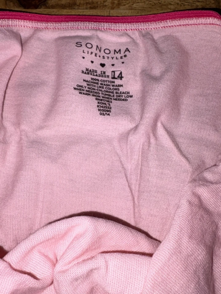 Sonoma Girl Life Style 14 Vintage Y2K Pink SO SOFT Cotton Bikini Panty Underwear - Image 4 of 4