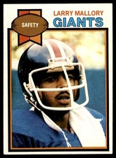 1979 Topps - #62 Larry Mallory (RC) Giants Rookie