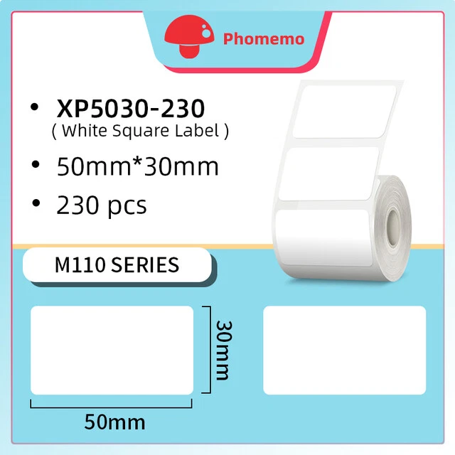 Bluetooth Label Maker M108 for Small Business Shipping Address Stickers