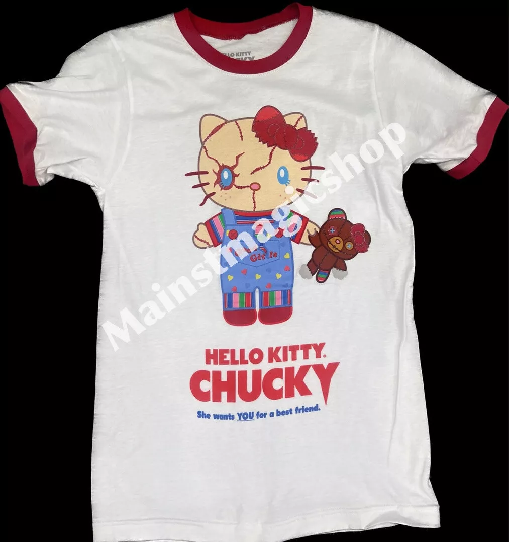 Inside Universal on X: Hello Kitty Chucky merch has arrived to Universal  Studios Florida. That's one heck of a tag team… @UniversalORL  @HorrorNightsORL  / X