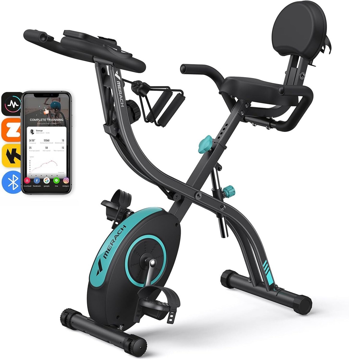その他 Merach Fitness Bike Amazon.com: MERACH Exercise Bike, Brake Pad Stationary Bike