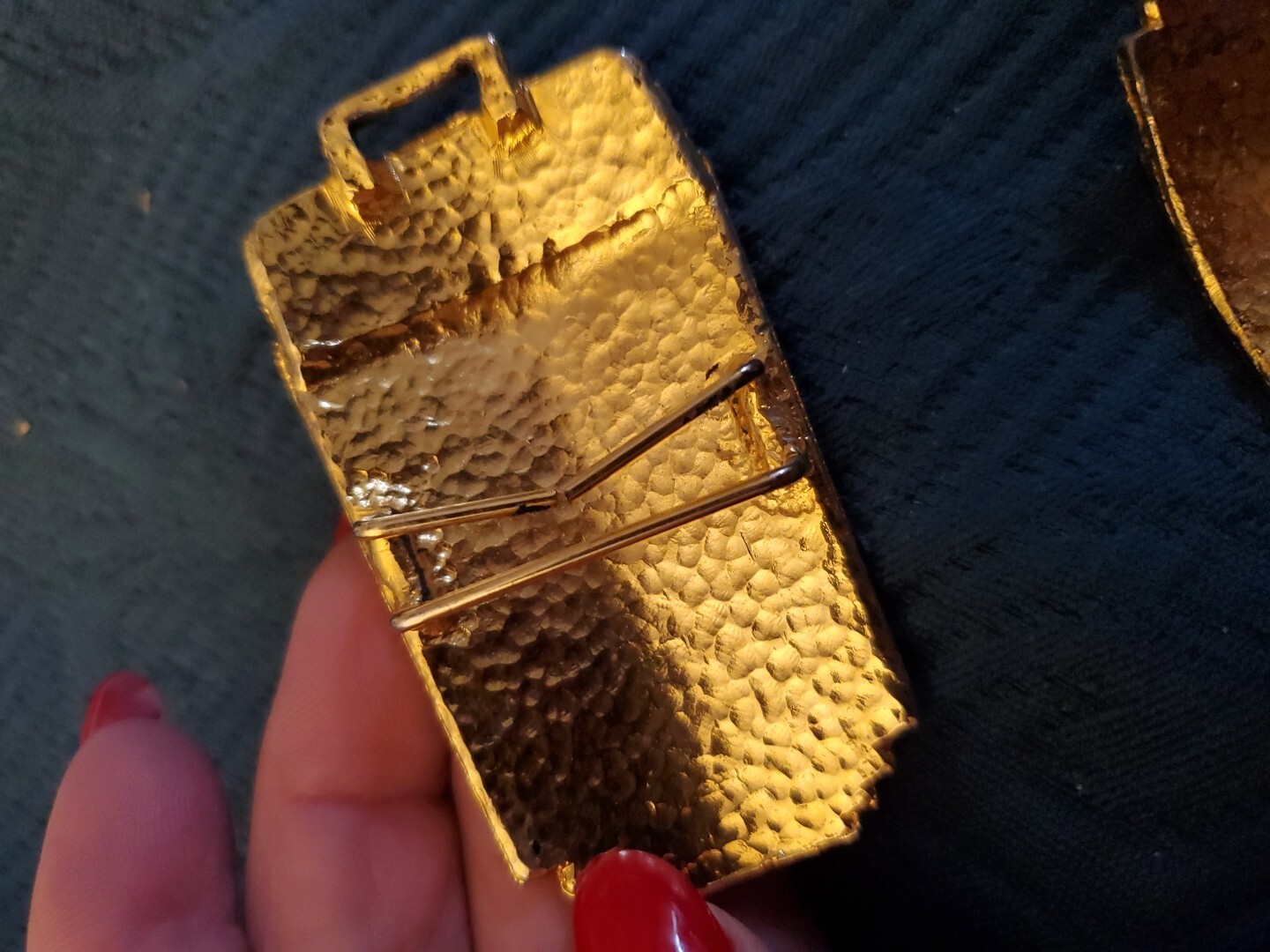 Dotty Smith Vintage Double Interlocking 2 Piece B… - image 8