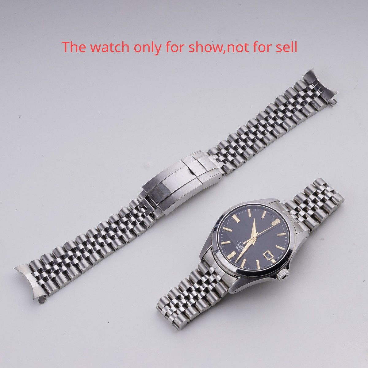 Jubilee Bracelet Rolamy Oyster Bracelet Rolamy 19mm WatchBand For