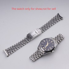 Per Seiko SARB035 Bracciale Acciaio Giubileo 20mm Argento Cinturino Con Chiusura Oyster