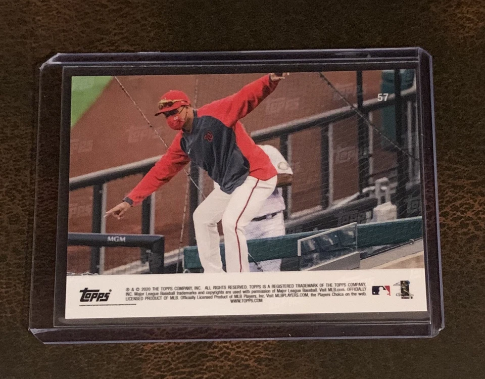 2020 TOPPS NOW #57 JUAN SOTO NUMBERED 8/25 PURPLE PARALLEL - Image 2 of 2