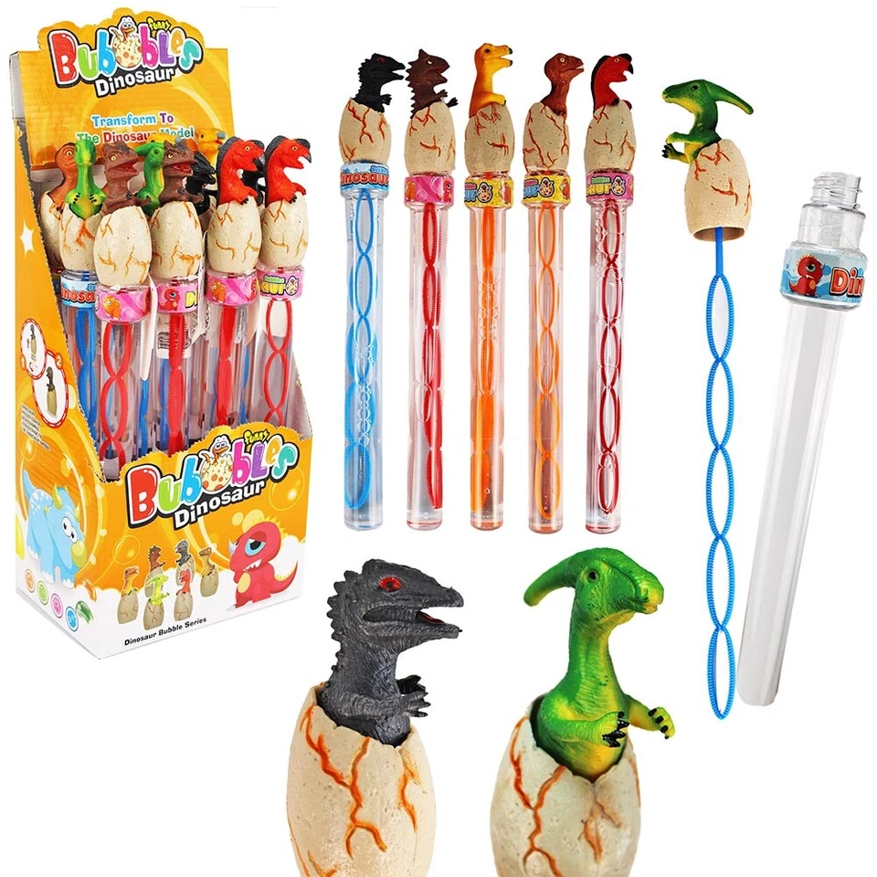 Seifenblasenstab Dinosaurier XL - inkl. 125 ml Flüssigkeit, Seifenblasen Kinder