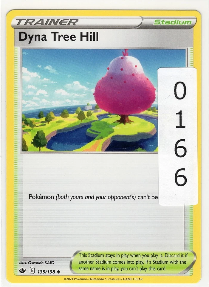 Pokemon TCG Dyna Tree Hill 135/198 Swsh06: Sword & Shield Chilling Reign Regular - Image 3 of 3