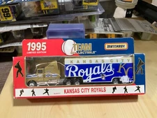 MATCHBOX TEAM COLLECTIBLE 1995 KANSAS CITY ROYALS SEMI TRUCK BIG RIG