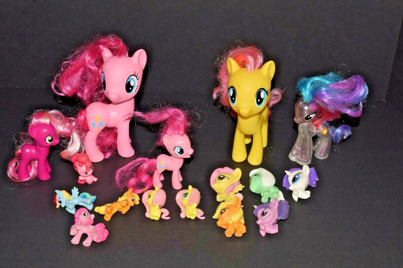 My Little Pony Figurines Mixed Lot of 20+ Various Sizes MLP Brushable read  desc.