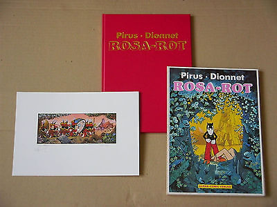 Im Disney Stil Gezeichnet Pirus Dionnet Rosa Rot Luxusausgabe Grafik Neu Ebay