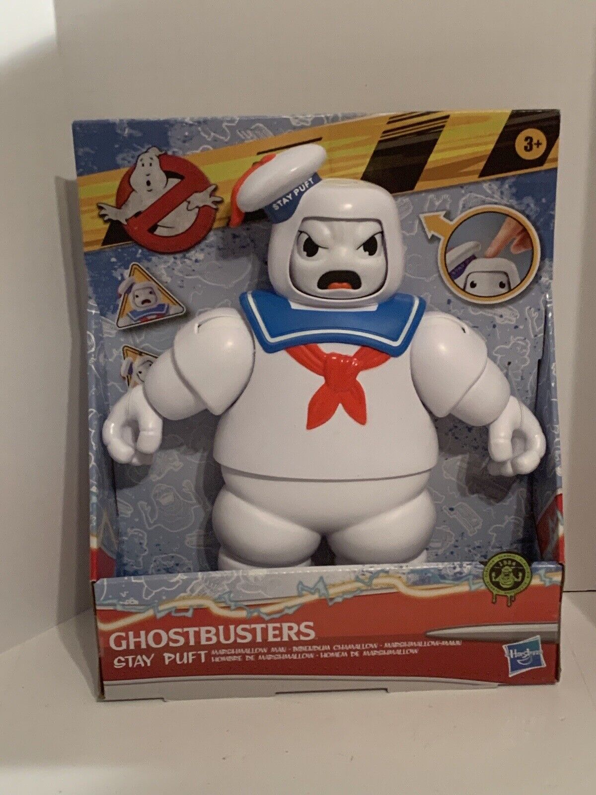 Hasbro Ghostbusters Stay Puft Marshmallow Man Figure Changing Face Expression