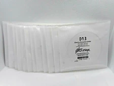 12 pack of GHS 13ga plain guitar strings .013" for acoustic or electric guitar