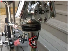 Fishbone GYRO Bmx Rotor system X-UFO Rotor 1-1" black/purple/blue Old school 