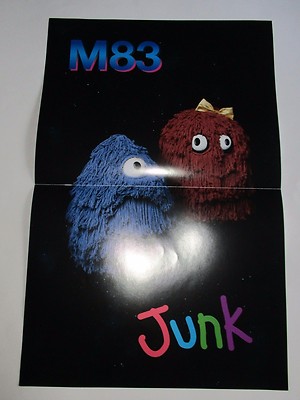 M83  Junk  Promotional  Poster  11'' x 17'' NEW