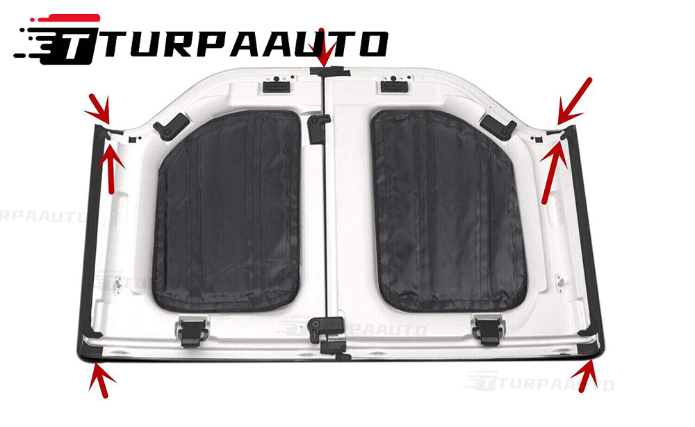 17PCS Hardtop Headliner Roof Seal Kit Accessories For 20072018 Jeep