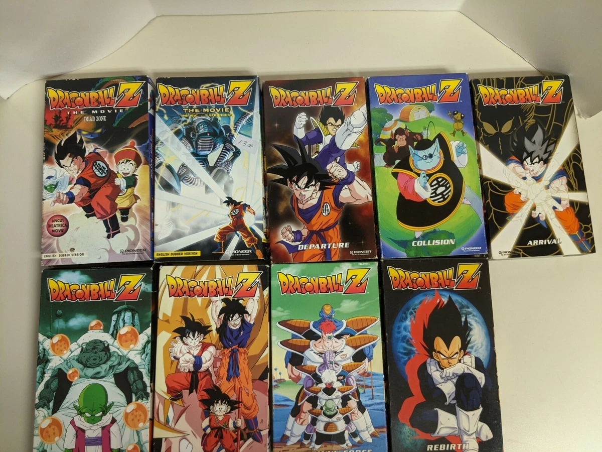 Vintage Dragon Ball Z VHS Complete Box Set