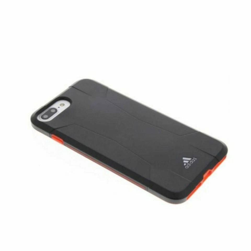 NOVA Capa Adidas Solo 2 Camadas para Apple iPhone 7 PLUS 7+ 6+ 6s+ Preto/Vermelho - Imagem 4 de 4