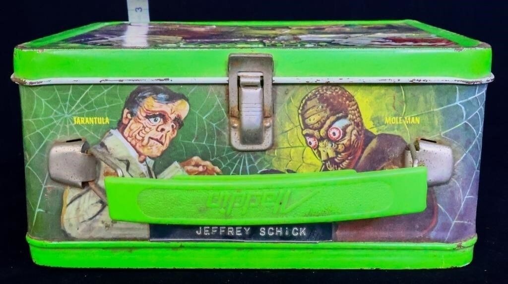 Vintage metal Universal Movie Monsters lunchbox | eBay Vintage metal Universal Movie Monsters lunchbox | eBay