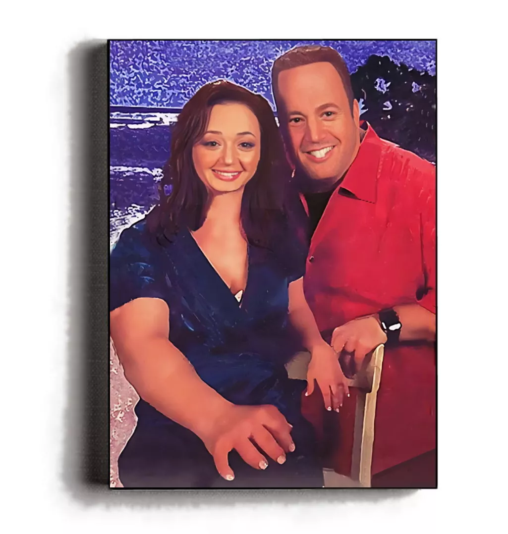 Rare Framed King of Queens Doug and Carrie Bad Painting Gift Jumbo Giclée  Print