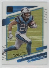 2021 Panini Clearly Donruss Christian McCaffrey #7 13rw