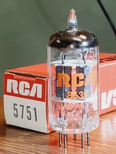 RCA 5751 NOS/NIB MaxiPreamp2/TV7 Tested (1)Tube Lot