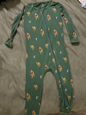 Moroccan Kyte Baby 4T Zip Romper Long Sleeve Bamboo