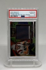2024 Panini Select Jumbo Rookie Swatch Drake Maye Tie-Dye PSA 10 1/25🔥POP 2🔥