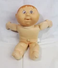 Vtg 1992 Hasbro Cabbage Patch Kids Red Hair Teeny Tiny Preemie Baby Doll Brown