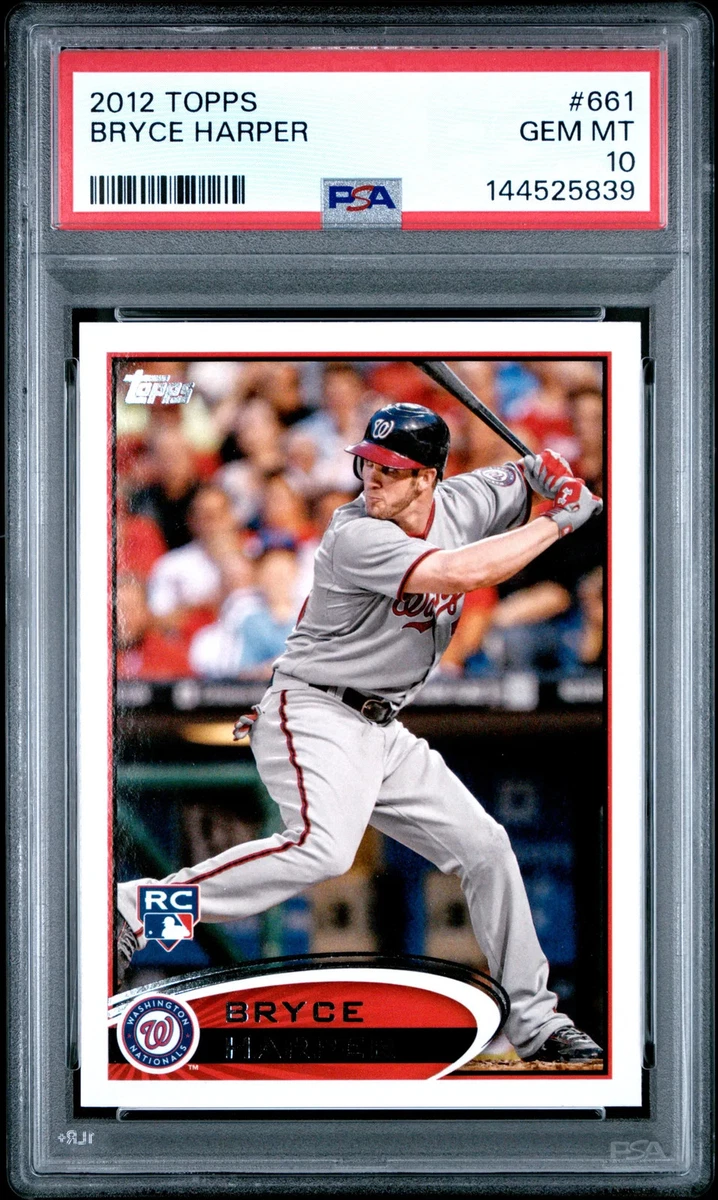 Bryce Harper Professional Sports Authenticator (PSA) Baseball