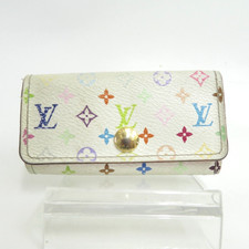 Authentic LOUIS VUITTON Monogram Multicolor Multicles 4 Ring Key Case F 52234