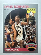 1990-91 NBA Hoops - #270 David Robinson - Rookie of The Year - San Antonio Spurs