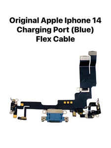 100% Original Apple iPhone 14 Charging Port (Blue) Flex Cable