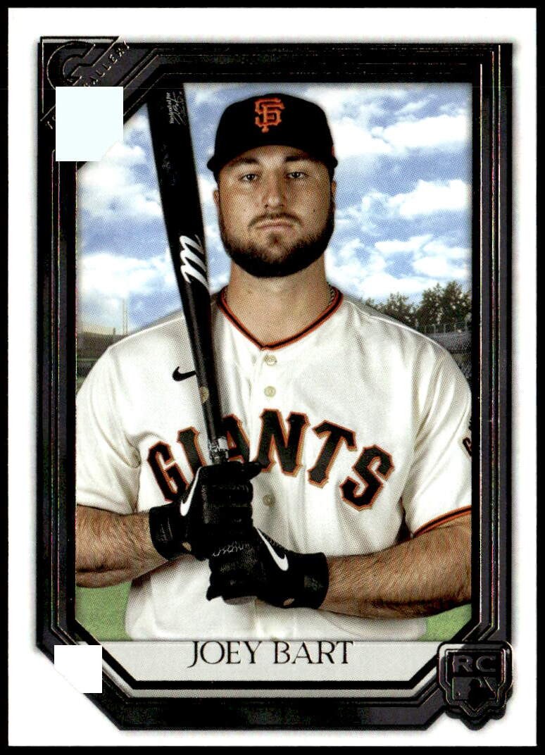 2021 Topps Gallery #187 Joey Bart Rookie E1