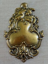 Vintage Art Nouveau Cherub Brass Stamping Pen...
