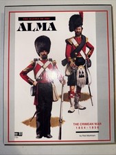 THE BATTLE OF THE ALMA War Board Game COMPLETE UNPUNCHED