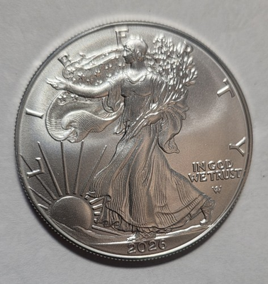 #ad #ad 2026 American Silver Eagle 1 oz .999 Fine Silver BU – 40th Anniversary Year $100.00