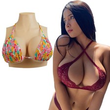 Fake boobs B-G cup Silicone Breastplate Sicone breasts forms Fake breasts