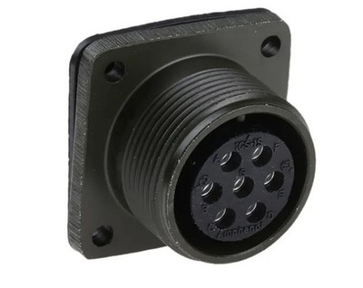 Amphenol Industrial, MS3102A, Kupferlegierung gerade 7-Wege Box Halterung MIL Spec 