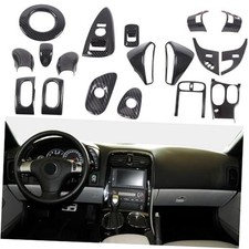 18PCS Full Set Interior Decoration Trim Kit Compatible with Carbon fiber