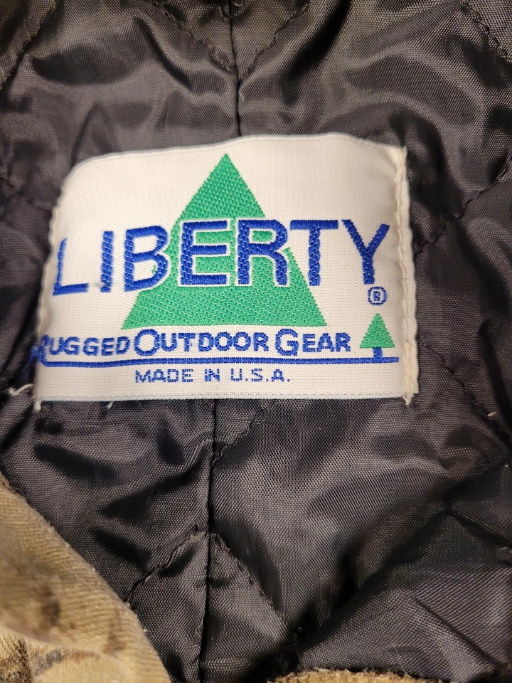 Liberty Coveralls Mens Large Tall Realtree Camo Lined Rugged Outdoor Gear Vtg - Image 4 of 4