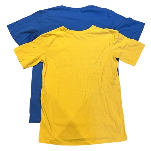 PATAGONIA Bundle of 2 Logo T Shirts Yellow Blue Youth Boys XL XXL 14 16 18 - Picture 8 of 12