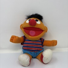 MM Vintage 1996 Tyco Tickle Me Ernie Sesame Street Plush Doll Laugh Shake