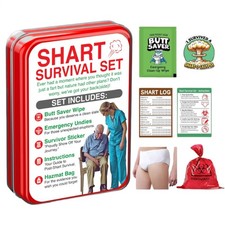 Funny Shart Survival Kit By Witty Yeti Ultimate Poop Prank Gag Gift Set